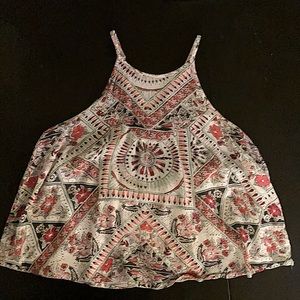 Billabong - Floral Crossback Crop Top - size M